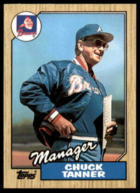 1987 Topps Chuck Tanner Braves Mgr #593 Baseball Card NM/MT.