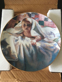 “Peeking Out” Collector’s Plate