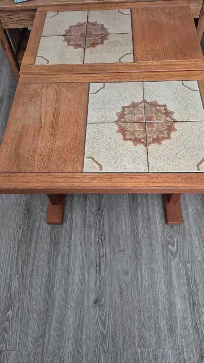 teak end tables , View more