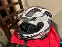 Bell qualifier DLX extra large street bike helmet with transitio
