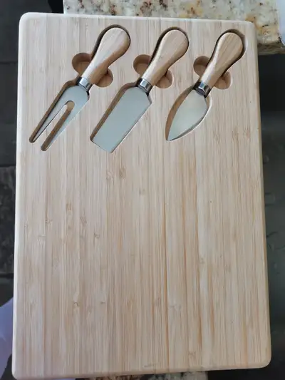 Charcuterie Board,Wedding gift, Charcuterie board with 3 utensil