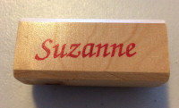 Rubber Stamp “Suzanne” For Sale