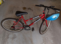two 26" bicycles to sale like new condiation with helmet.