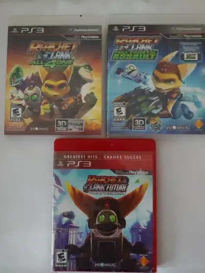 3 Ratchet & Clank Classics - All for PS3, View more