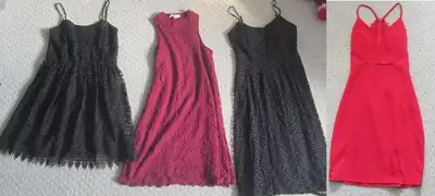 Gently Used Women's Short Dresses - 3 Small, 1 Medium, View more
