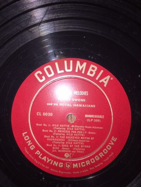 Harry Owens & His Royal Hawaiians Hawaiian Melodies 33 1/3 vinyl in Other in City of Toronto - Image 4