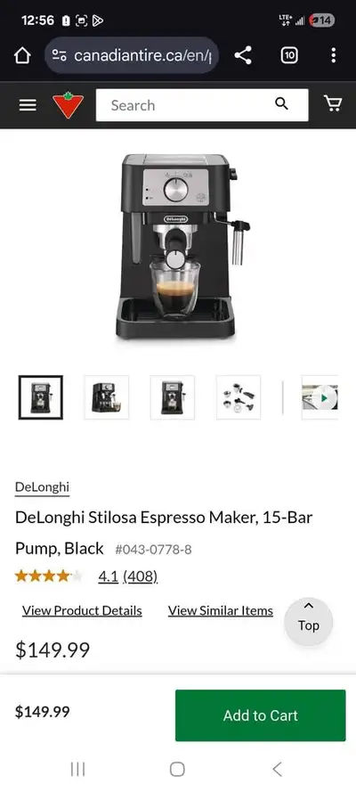 Brand new in box DeLonghi DeLonghi Stilosa Espresso Maker, 15-Bar Pump, Black For more info visit: ....