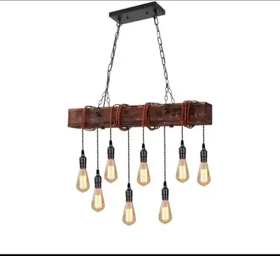 Rustic Wood Chandelier, View more