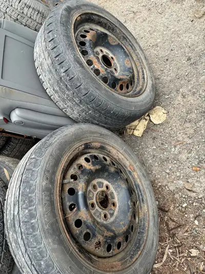 Only have a pair, only two and came off a 2012 Honda Civic. Tires have excellent tread, good if you...