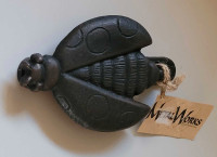 Brand New Metal Works Cast Iron Lady Bug Door Knocker 