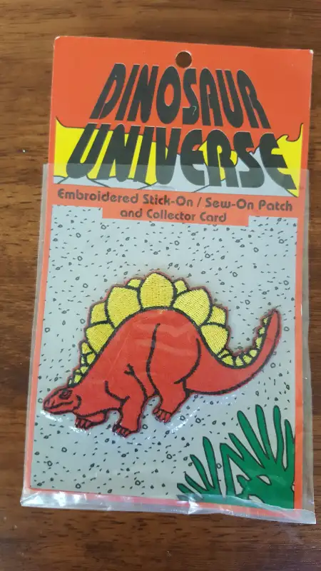 Dinosaur Universe Stegosaurus Stick-On / Sew-On Patch *New*63848995658497120