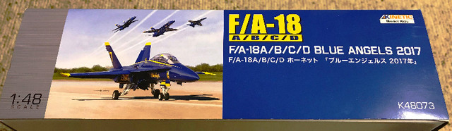 Kinetic 1/48 Boeing F/A-18A/B/C/D Blue Angels 2017 in Toys & Games in Richmond - Image 4