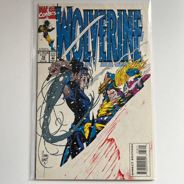 1994 Wolverine #78 comic in Comics & Graphic Novels in Markham / York Region