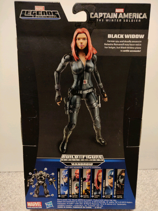 New Marvel Legends MCU Black Widow Captain America Mandroid BAF in Toys & Games in City of Toronto - Image 2