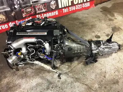NISSAN SKYLINE R33 GTR 2.6L TWIN TURBO ENGINE AWD TRANSMISSION WIRING HARNESS ECU JDM RB26DETT FOR S...
