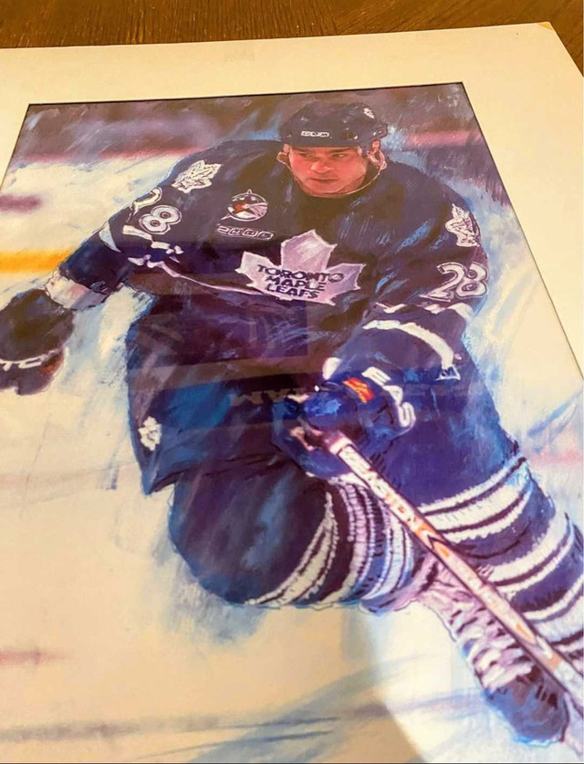 Beautiful Custom “Tie Domi” Toronto Maple Leafs Print (15”x 11”) in Arts & Collectibles in Hamilton - Image 2