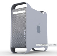 Apple Mac Pro A1289 Mid 2012 2x6 12 Cores 2.4 Ghz 64GB 3TB NVME