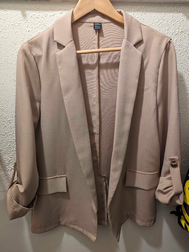 SHEIN Beige Blazer in Women's - Tops & Outerwear in City of Toronto