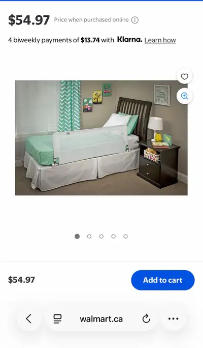 Regalo Extra Long Swing Down Bed Rail NEW , View more