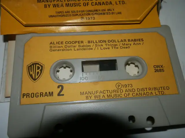 Billion Dollar Babies by Alice Cooper (Cassette, Feb-1987, Warne in CDs, DVDs & Blu-ray in Dartmouth - Image 5