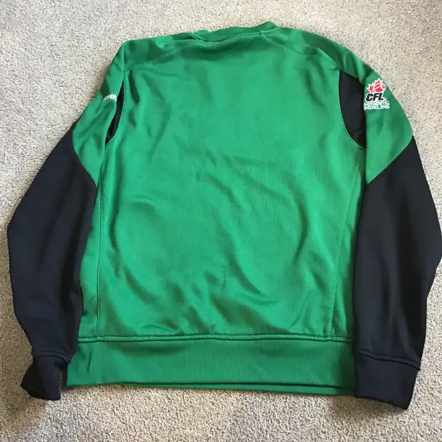 Saskatchewan Roughriders Reebok CFL Pullover Warmup Sweater  in Men's in Regina - Image 3