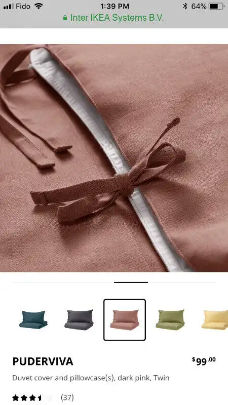 Brand New Duvet cover sets IKEA in Bedding in Windsor Region - Image 9