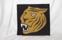 Hamilton Tigers Vintage Crest Emblème Patch 22 cm x 22 cm