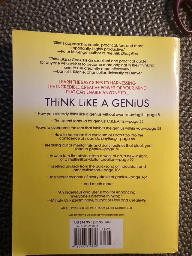 Think like a genius by Todd Siler in Non-fiction in City of Montréal - Image 3