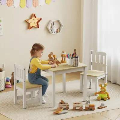 Kids Table and Chairs Set, Toddler Table and 2 Chair Set , View more