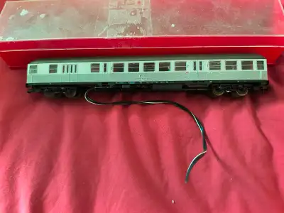 HO passenger car. I used this as a display item on my layout. I added lights to the interior and ran...