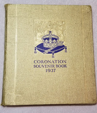 Vintage coronation souvenir book 1937