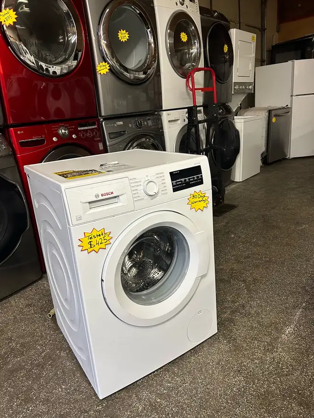 BOSCH 24” apartment size WASHER -TAS APPLIANCES. in Washers & Dryers in Kitchener / Waterloo - Image 4