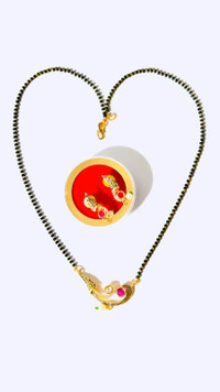 Indian Mangalsutra with pendent for women