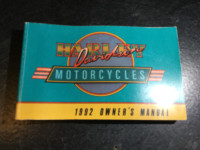 1992 Harley-Davidson Touring Dyna FXR Sportster Softail Manual