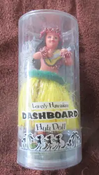 TIKI Hawaiian Dashboard Hula Girl. NEW.