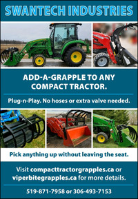 Electric Grapple For Compact Tractors