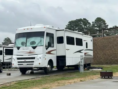 08 Class A Just Under 35 feet Have brake controller for flat towing that can be worked into price Bu...