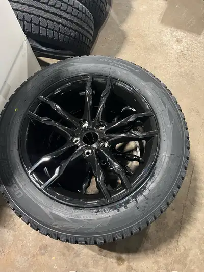 18” with Yokohama winter tires. Includes sensors. These have about 8000 on them. Great shape. Don’t...