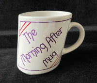 The Morning After Slanted Mug by Papel