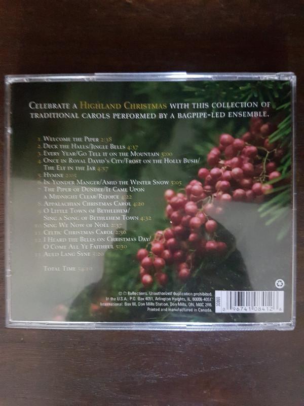 HIGHLAND CHRISTMAS By The McCallans - Audio CD in CDs, DVDs & Blu-ray in City of Toronto - Image 2