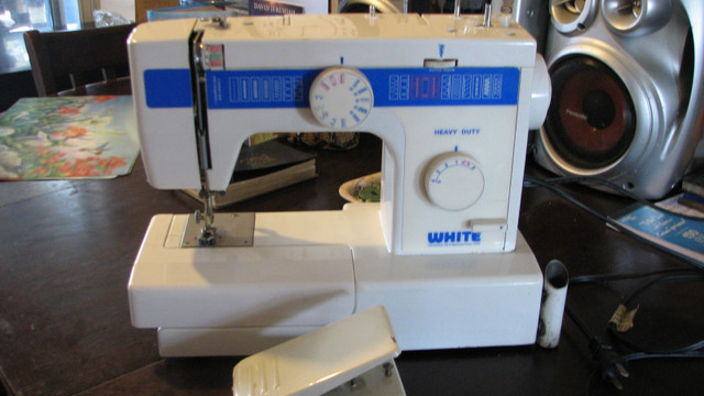 white brand sewing machine in Hobbies & Crafts in Calgary