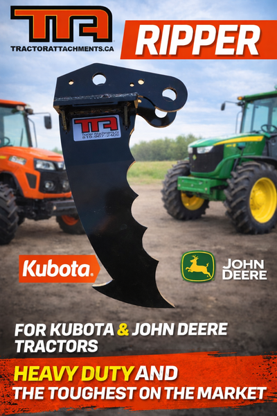 RIPPERS - TRACTORS HEAVY DUTY + THE TOUGHEST ON THE MARKET MADE IN CANADA www.tractorattachments.ca...