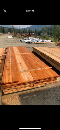 Cedar and Douglas Fir Lumber