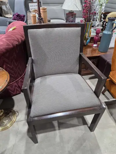 Wooden Accent Chair - Greyish Brown, View more
