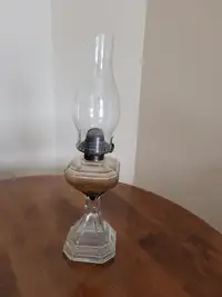 antique  oil lamp