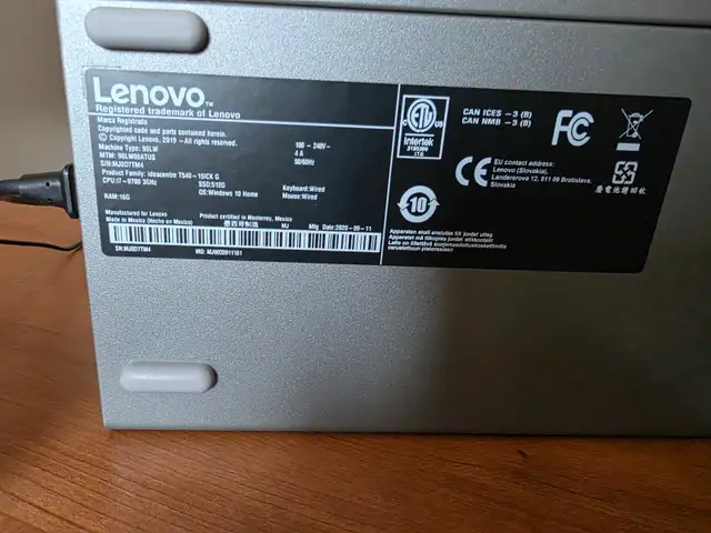 ***DESKTOP COMPUTER (FULL SET) ***LENOVO DESKTOP+GAMING MONITOR in Desktop Computers in Markham / York Region - Image 6