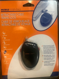 Retractable Cable Travel Lock