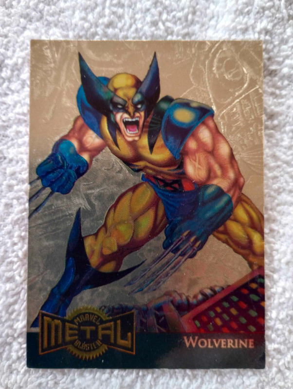 Limited Edition Wolverine 18 of 18 1995 Marvel Gold Blaster Card in Arts & Collectibles in Ottawa