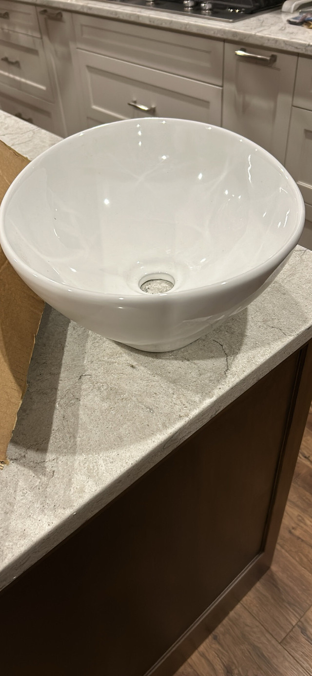 Ceramic Vessel Sink 16” x 13” BRAND NEW in Plumbing, Sinks, Toilets & Showers in Hamilton - Image 4