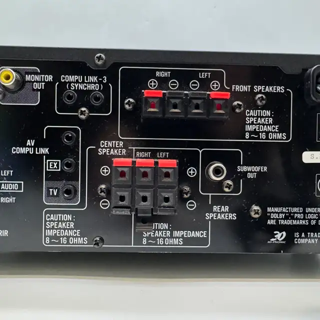 JVC RX-5THBK Stereo Receiver Vintage Dolby Pro Logic AV w/ remot in Stereo Systems & Home Theatre in City of Toronto - Image 9
